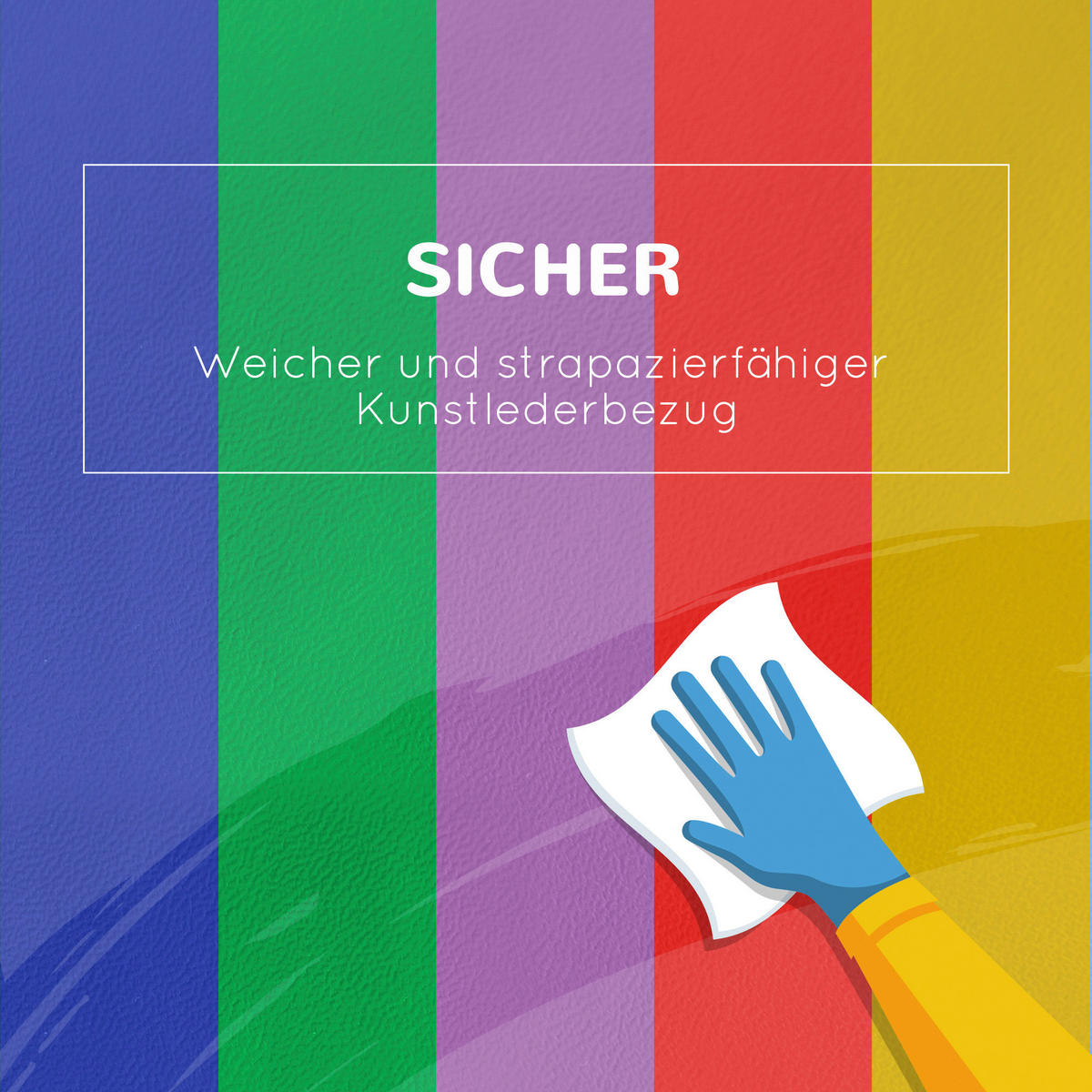 HOMCOM Bausteinset B/H/L: ca. 130x40x170 cm Bausteinset - multicolor (170,00/130,00/40,00cm) - HOMCOM