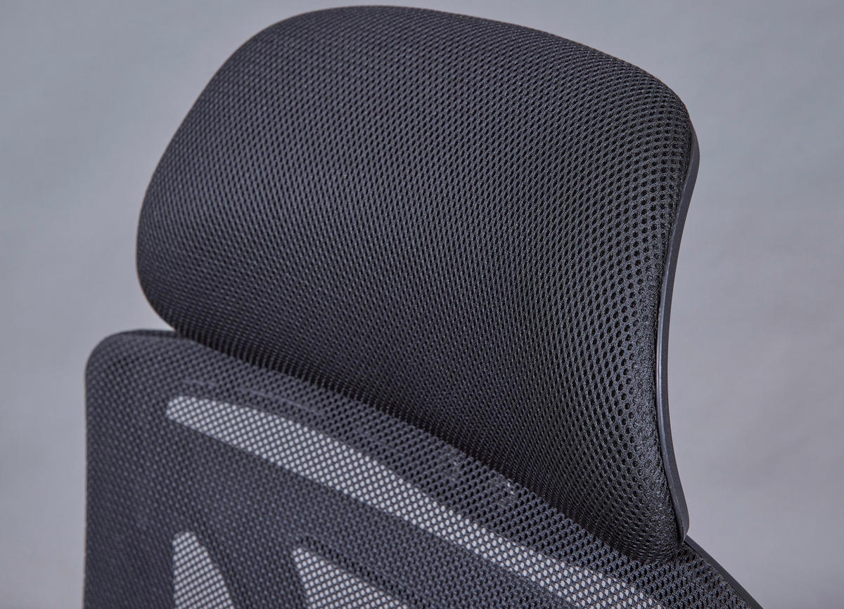 Drehstuhl XL Administrator schwarz Textil XL Administrator - schwarz (61,00/88,00/125,00cm) - Inter Link