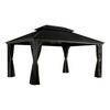 Sojag Pavillon Messina anthrazit Metall B/H/L: ca. 483x307x363 cm Messina - anthrazit (363,00/483,00/307,00cm) - Sojag