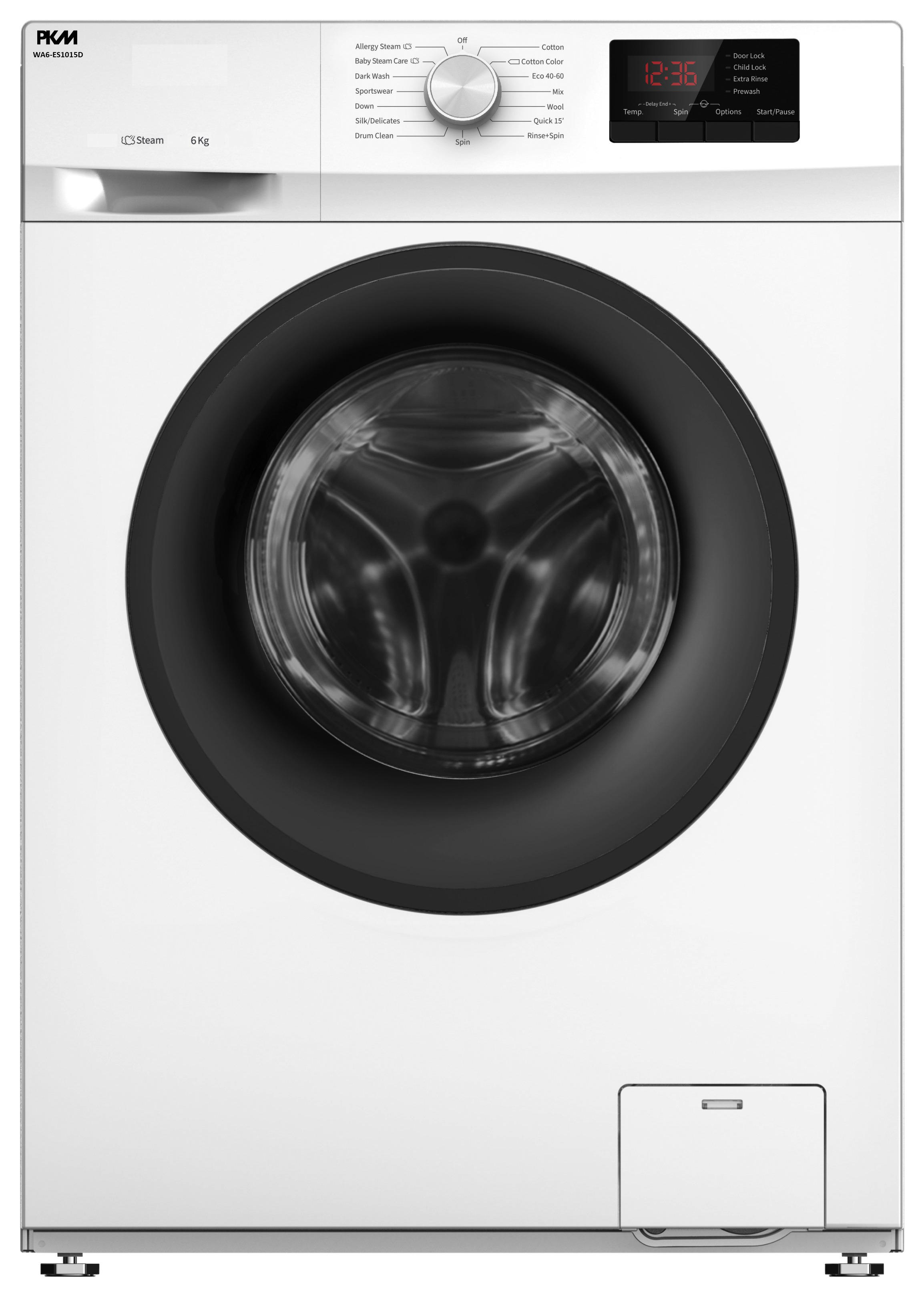 Pkm Waschvollautomat Wa6-es1015d Waschmaschine Wa6-Es1015d - weiß (59,50/85,00/46,00cm)