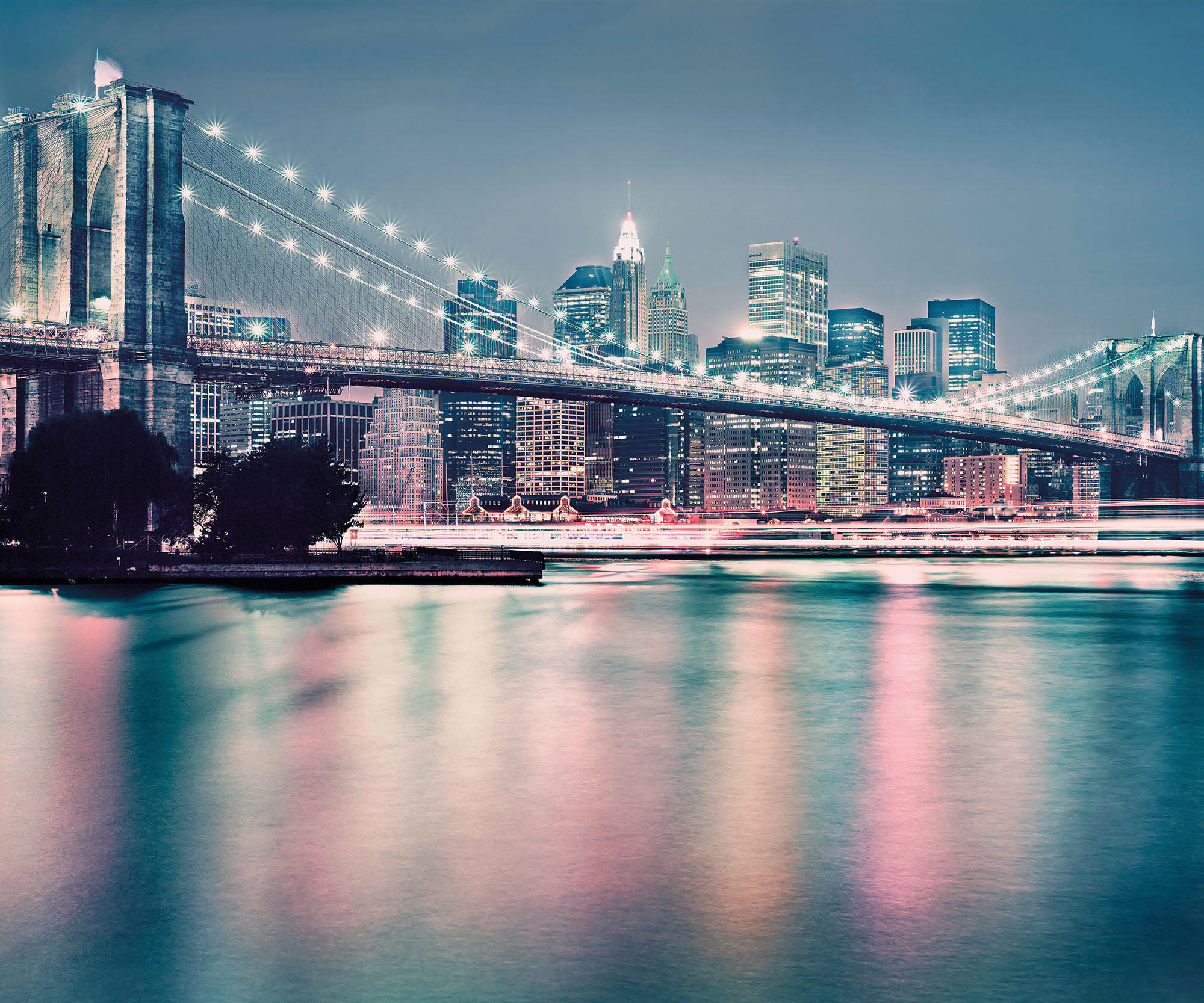 Komar Fototapete Neon B/L: ca. 300x250 cm Neon - (300,00/250,00cm) - Komar