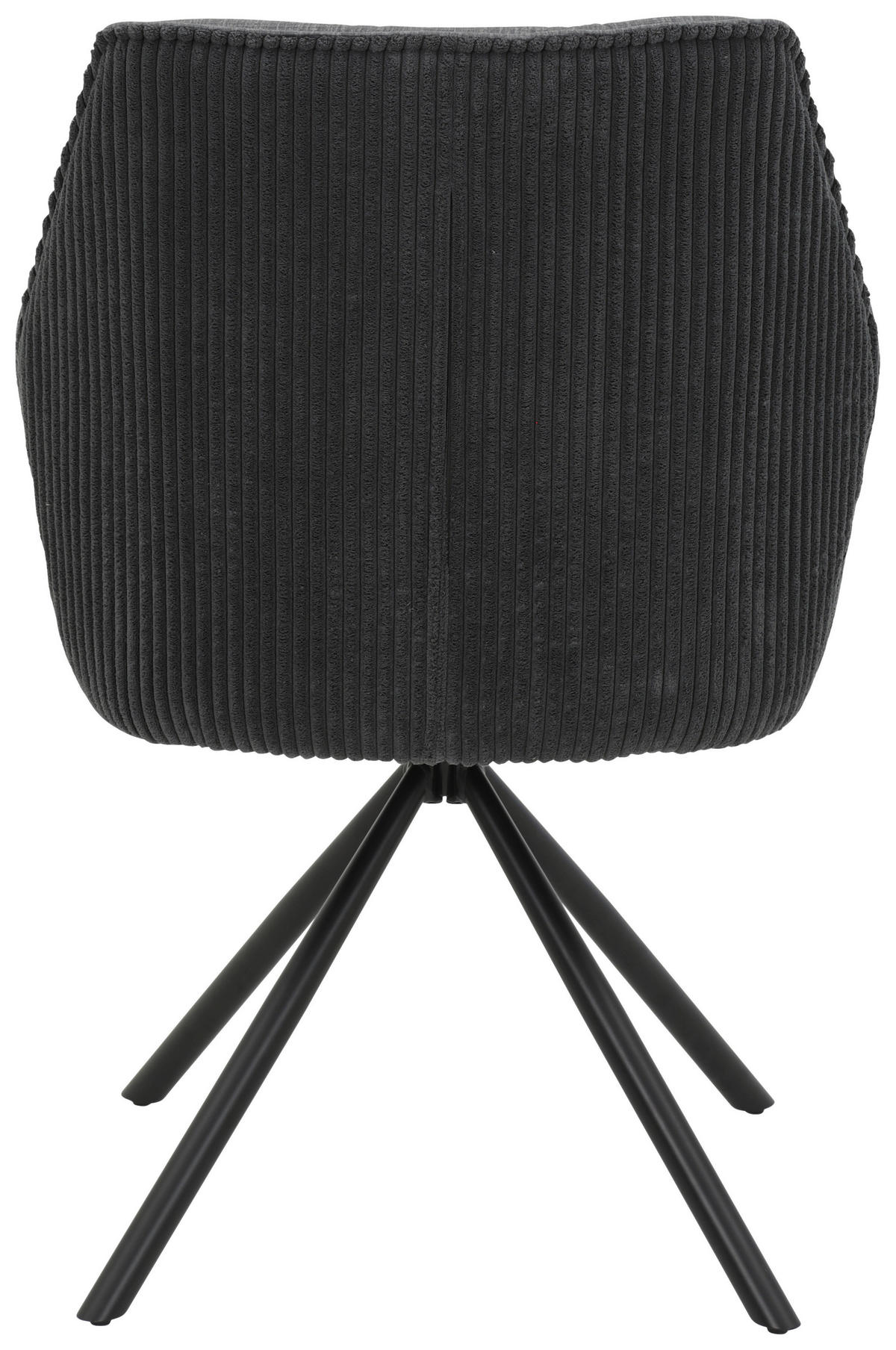 Armlehnstuhl Inge anthrazit Microfaser B/H/T: ca. 58x88x63 cm Inge - schwarz/anthrazit (58,00/88,00/63,00cm)