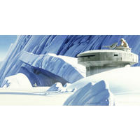 Komar Fototapete Star Wars RMQ Hoth Echo Base multicolor B/H: ca. 500x280 cm Star Wars RMQ Hoth Echo Base - multicolor (500,00/280,00cm) - Komar