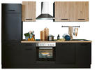 Menke Küchenblock Lavia 270 Lava B/T: ca. 270x60 cm Lavia 270 - Eiche/Lava (270,00/60,00cm)