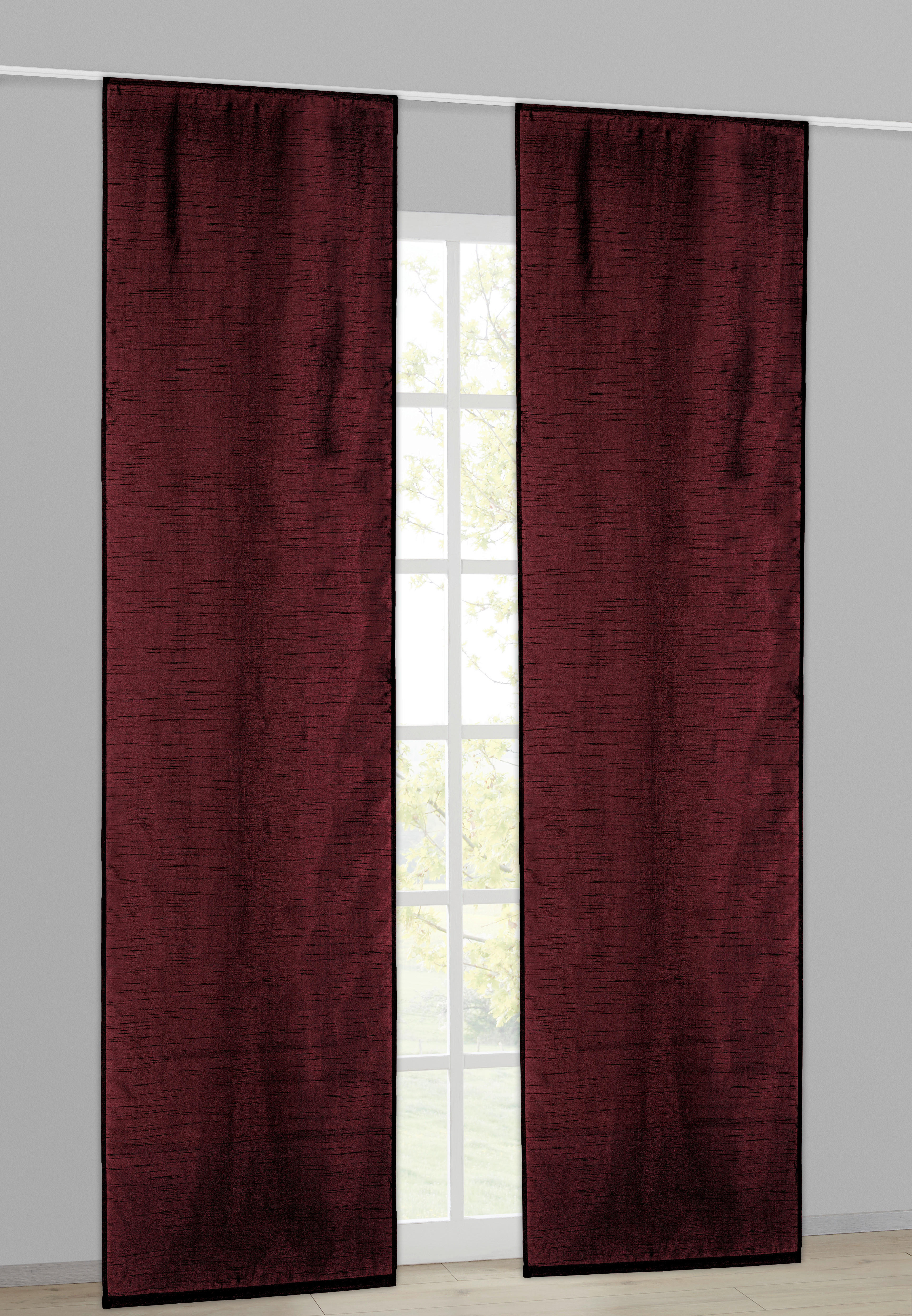 Schiebevorhang Taifun weinrot B/L: ca. 60x245 cm Taifun - weinrot (60,00/245,00cm) - Acus