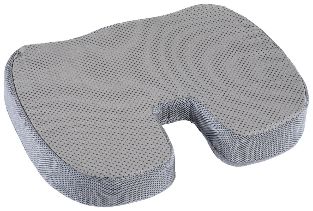 Sitzkissen Stuhlkissen_Ergo-Plus 45x35cm grau - grau (45,00/35,00/7,00cm)