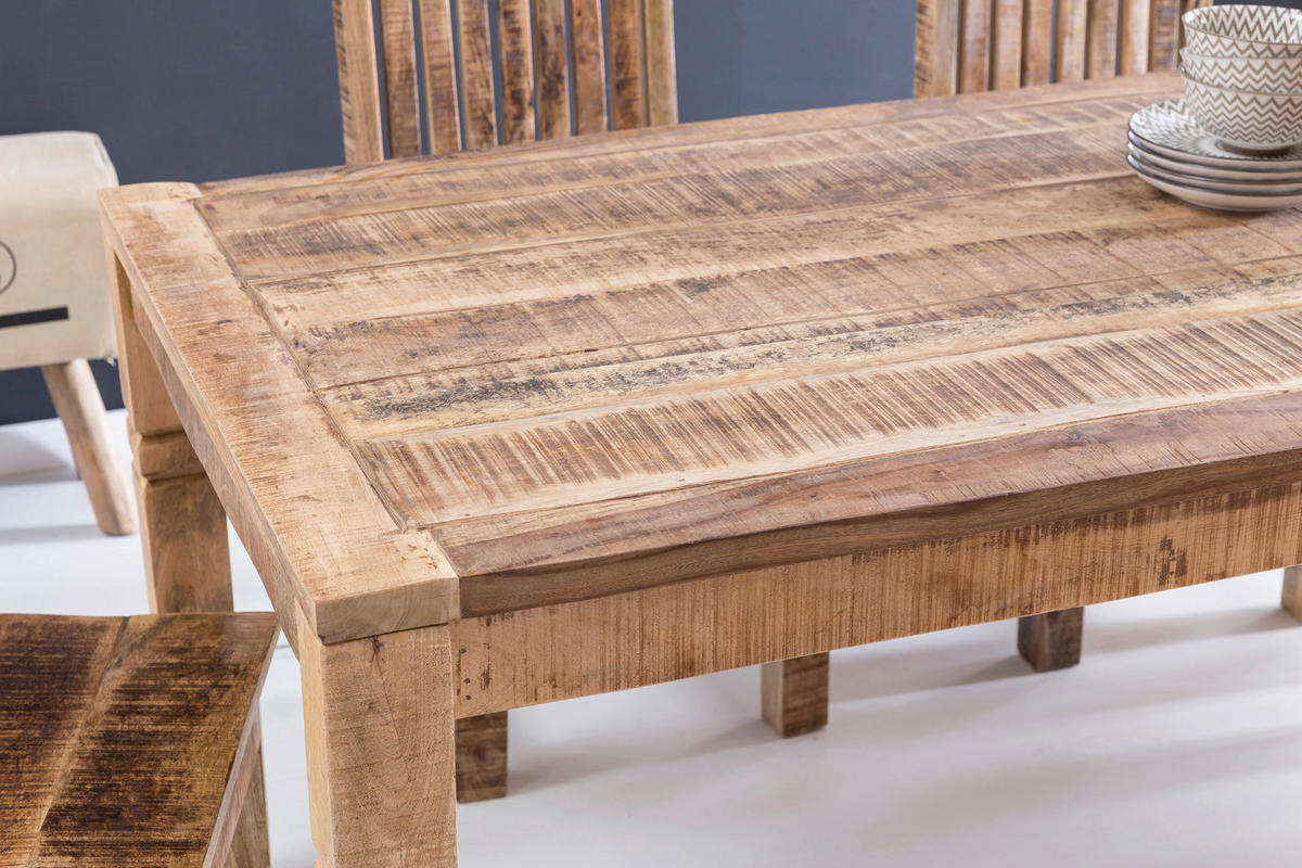 Esstisch natur B/H/T: ca. 120x76x70 cm Esszimmertisch - natur (120,00/76,00/70,00cm) - Wohnling