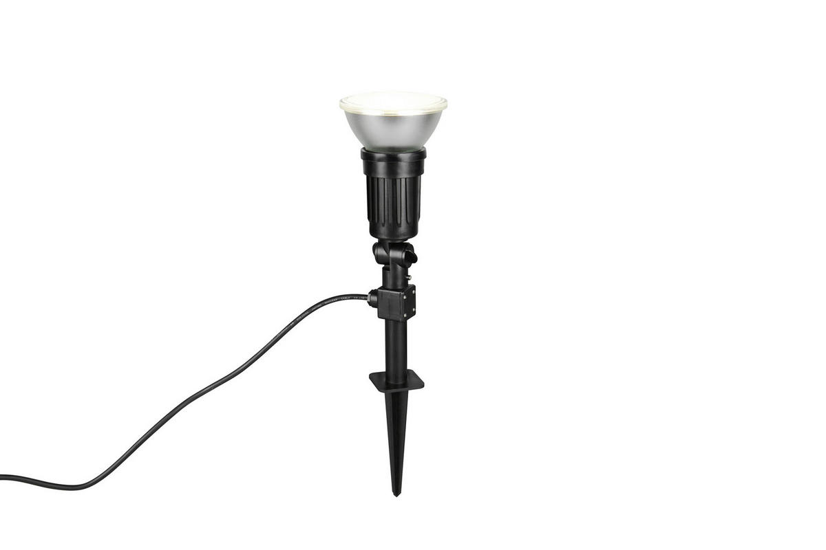 Gartenstrahler schwarz H: ca. 51 cm CACERES - schwarz (51,00cm) - Reality
