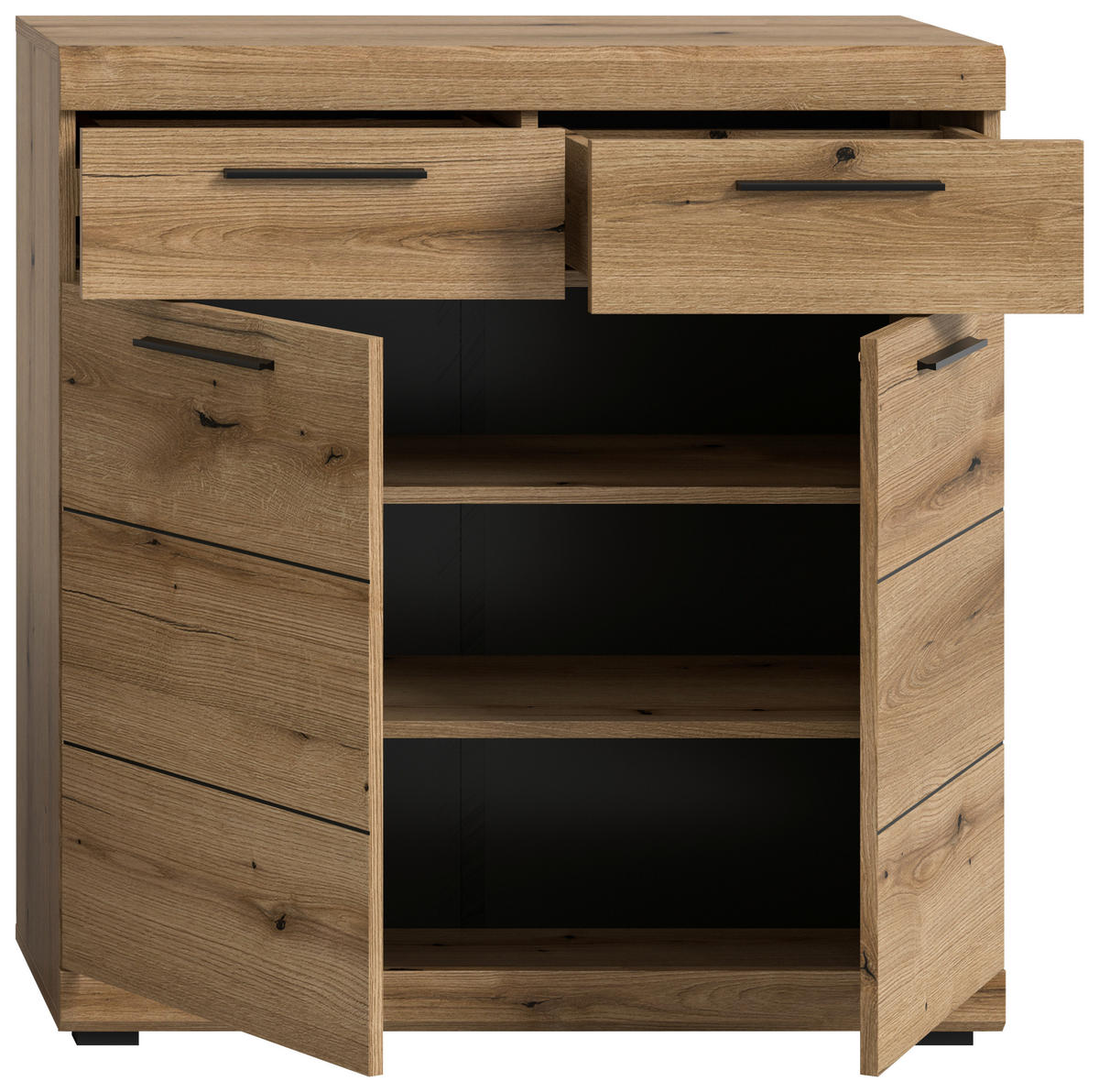 Kommode SCOUT Evoke Oak Nachbildung B/H/T: ca. 90x96x37 cm SCOUT - (90,00/96,00/37,00cm) - xonox.home