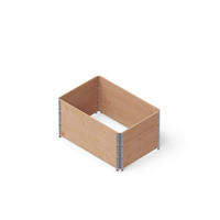 UPYARD Hochbeet INDUSTRIAL braun Holz B/L: ca. 80x120 cm INDUSTRIAL - braun (80,00/120,00cm) - UPYARD