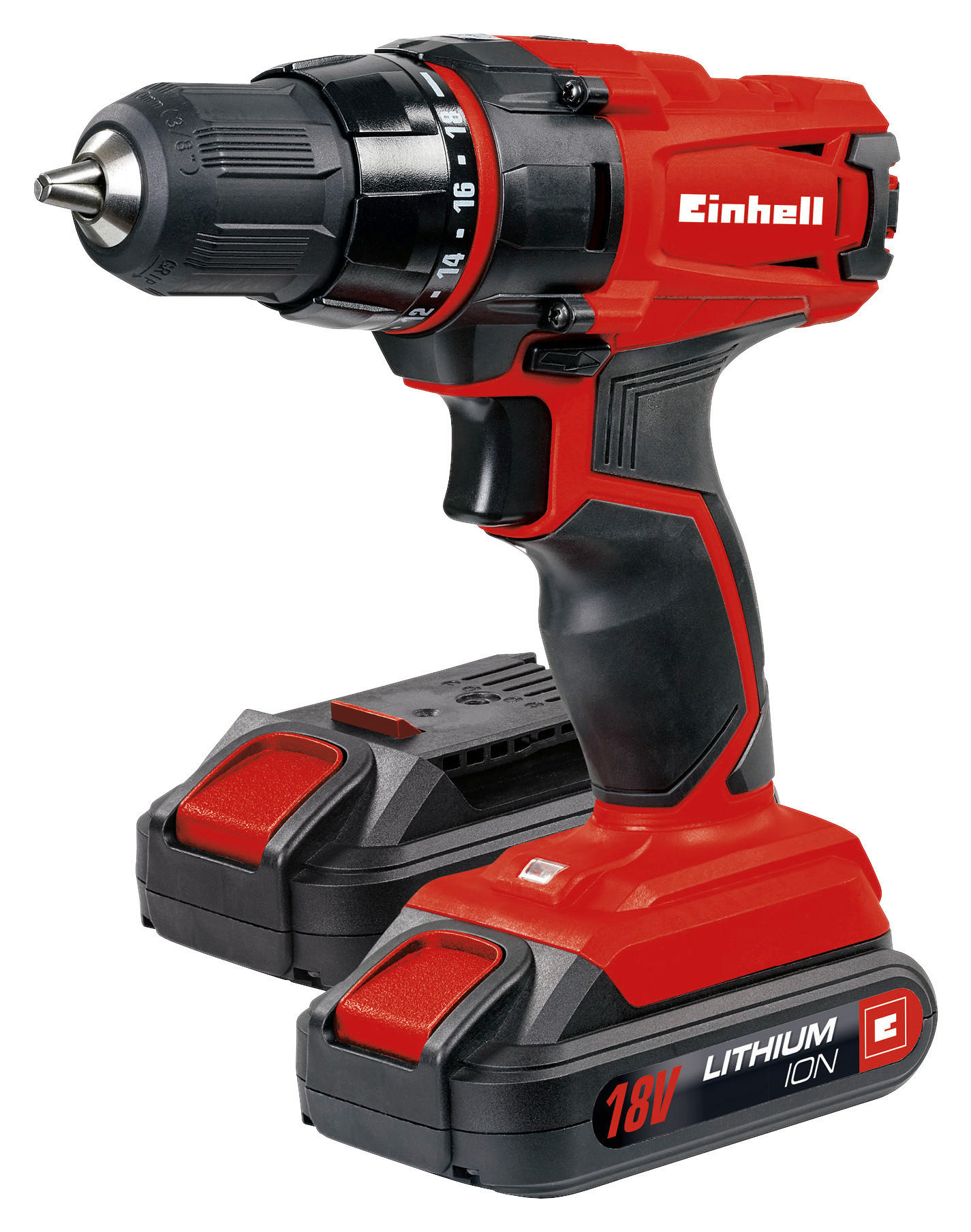 Einhell Akku-Bohrschrauber TC-CD 18-2 Li ca. 18 V Akku-Bohrschrauber_TC-CD_18-2_Li - rot - Einhell