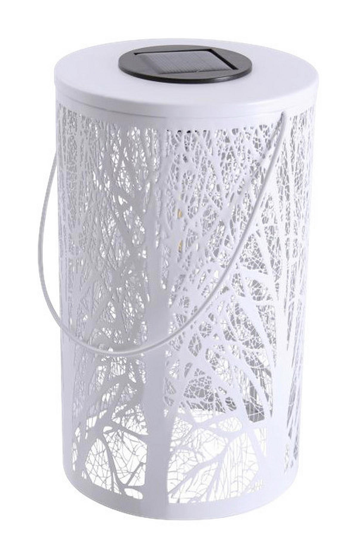 LED-Deko-Solarleuchte NV5266523 weiß Kunststoff H/D: ca. 20x12 cm LED-Deko-Solarleuchte - weiß (12,00/20,00cm) - Näve Leuchten