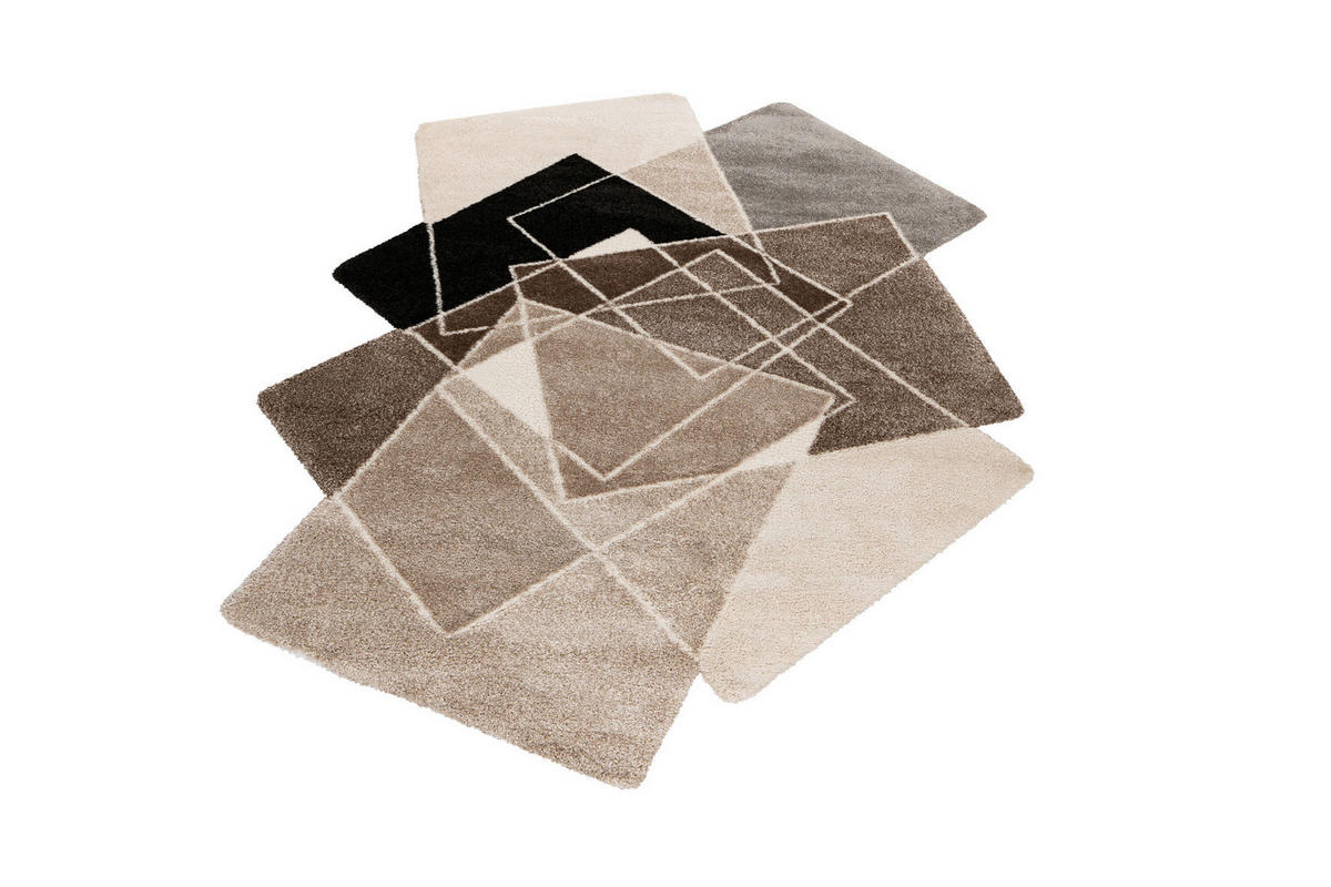 Obsession Teppich My Frost taupe B/L: ca. 160x230 cm My Frost - taupe (160,00/230,00cm) - Obsession