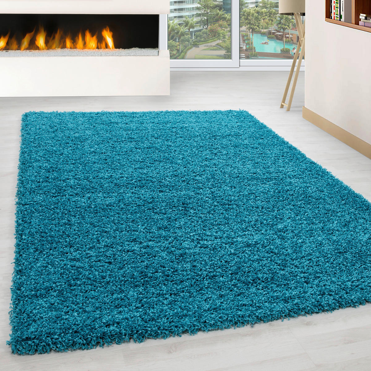Ayyildiz Teppich LIFE türkis B/L: ca. 60x110 cm LIFE - türkis (60,00/110,00cm) - Ayyildiz