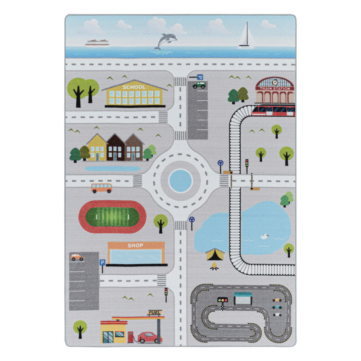 Ayyildiz Teppich PLAY grau B/L: ca. 120x170 cm PLAY - grau (120,00/170,00cm) - Ayyildiz