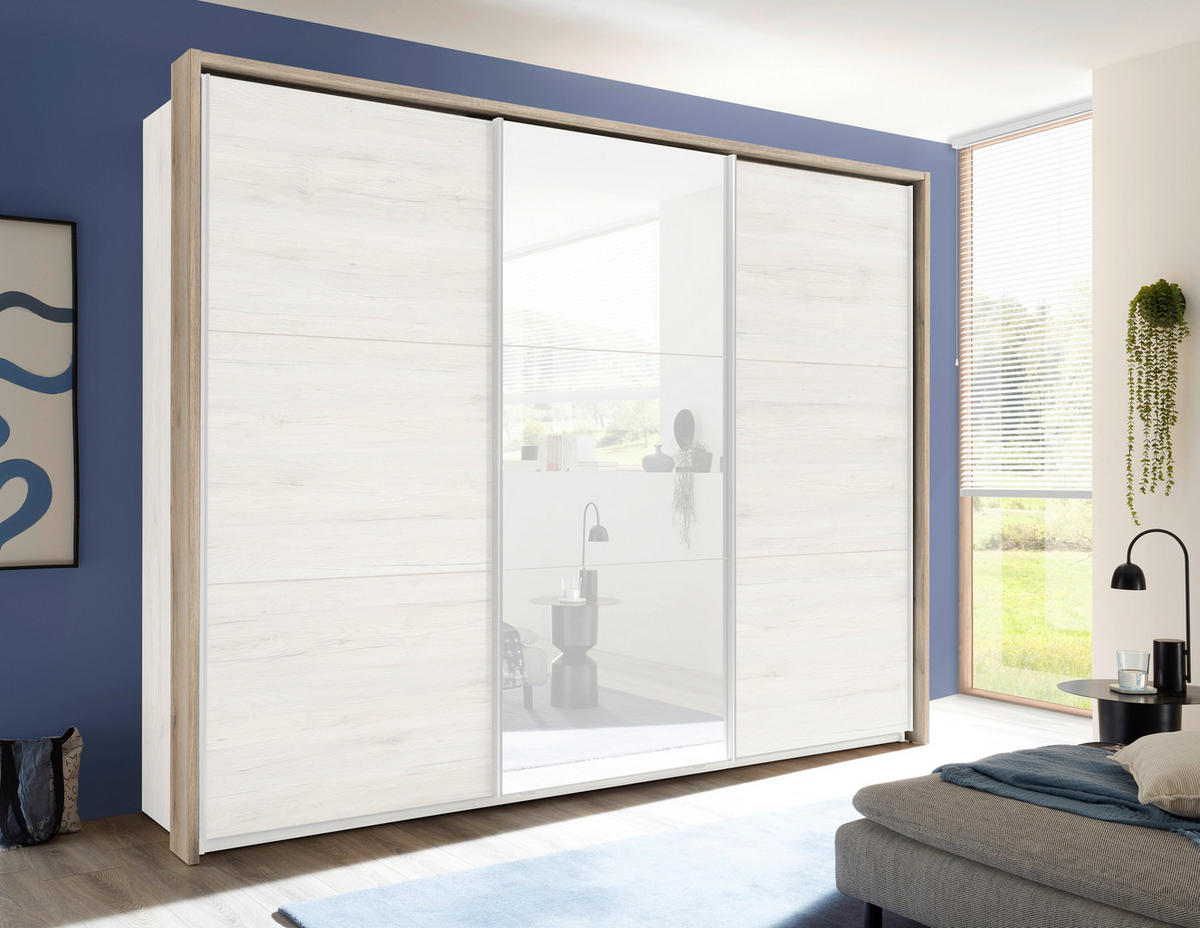 Eiche San-Remo Nachbildung B/H/T: ca. 280x215x17 cm Bravo_Passepartoutrahmen - Eiche (280,00/215,00/17,00cm)