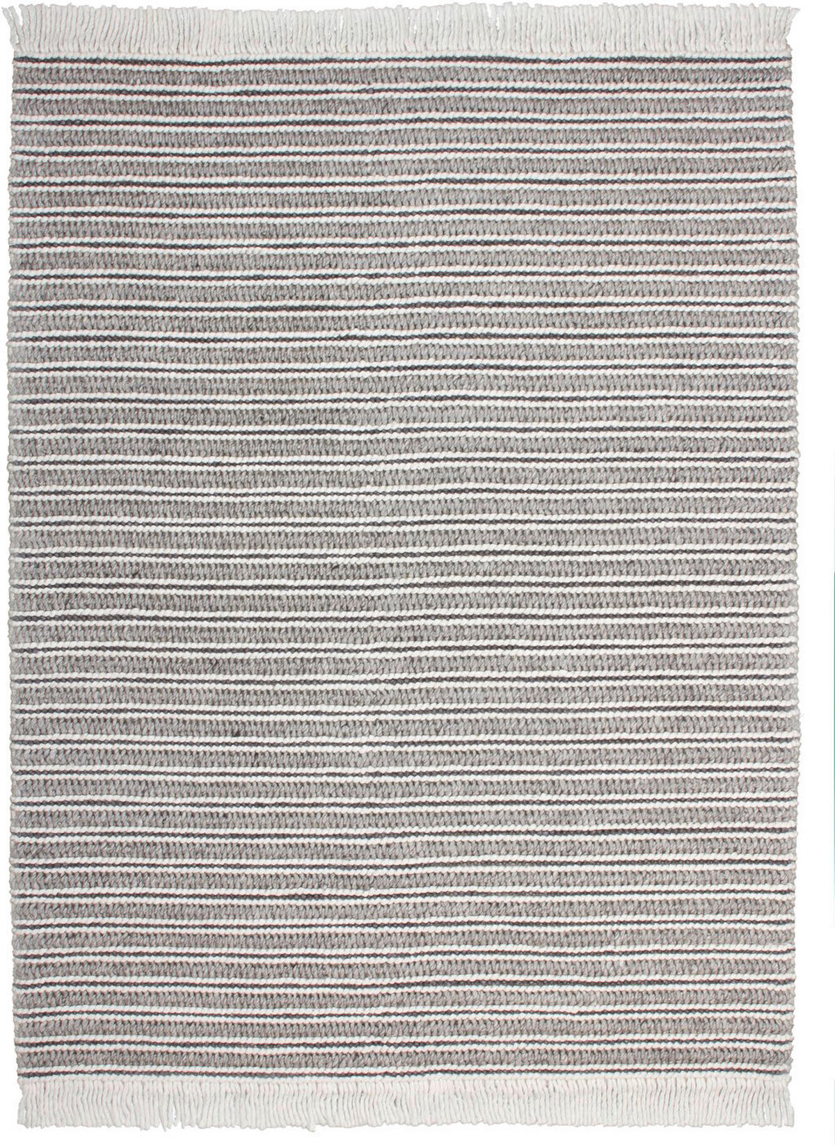 Kayoom Kurzflorteppich Natura 110 grau B/L: ca. 120x170 cm Natura 110 - creme/grau (120,00/170,00cm) - Kayoom