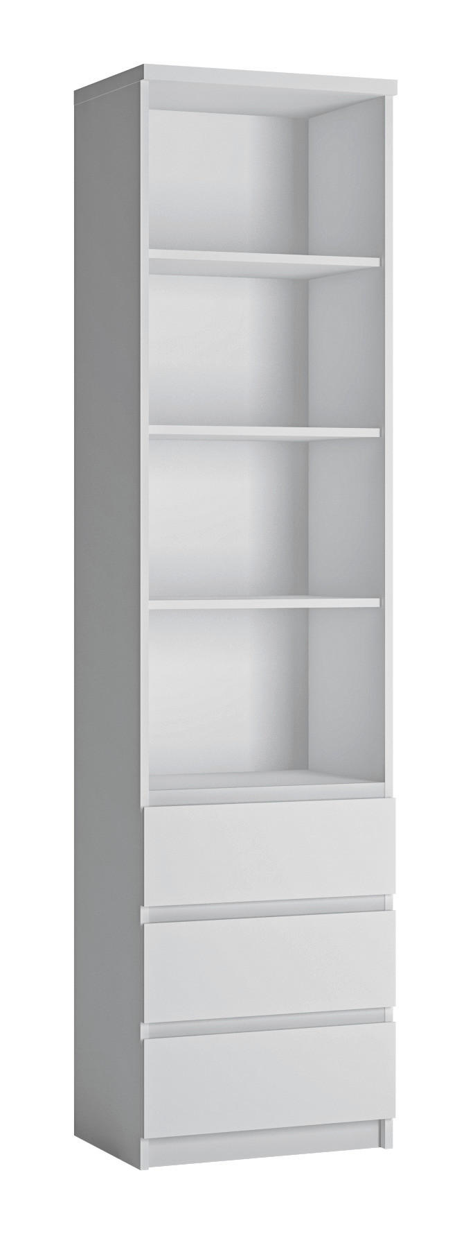 Regal Fribo Alpinweiß Spanplatte B/H/T: ca. 50x200x40 cm Fribo - Alpinweiß (50,00/200,00/40,00cm)