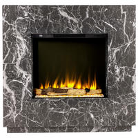 BHP Elektrischer-Kamin Hermelina BG00752-4M schwarz MDF B/H/T: ca. 80x76x26 cm ca. 1500 W Elektrokamin BG00752-4M - schwarz (80,00/76,00/26,00cm) - BHP