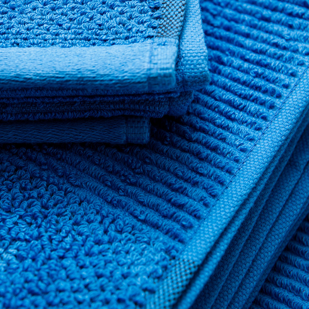 Handtuch RAINBOW blau Baumwolle B/L: ca. 50x90 cm RAINBOW - blau (50,00/90,00cm) - BENETTON