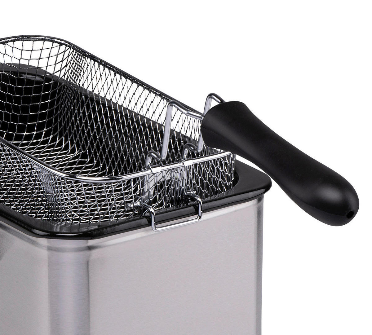 Alpina Fritteuse silber Edelstahl ca. 3 l Fritteuse - silber (3,00l) - Alpina