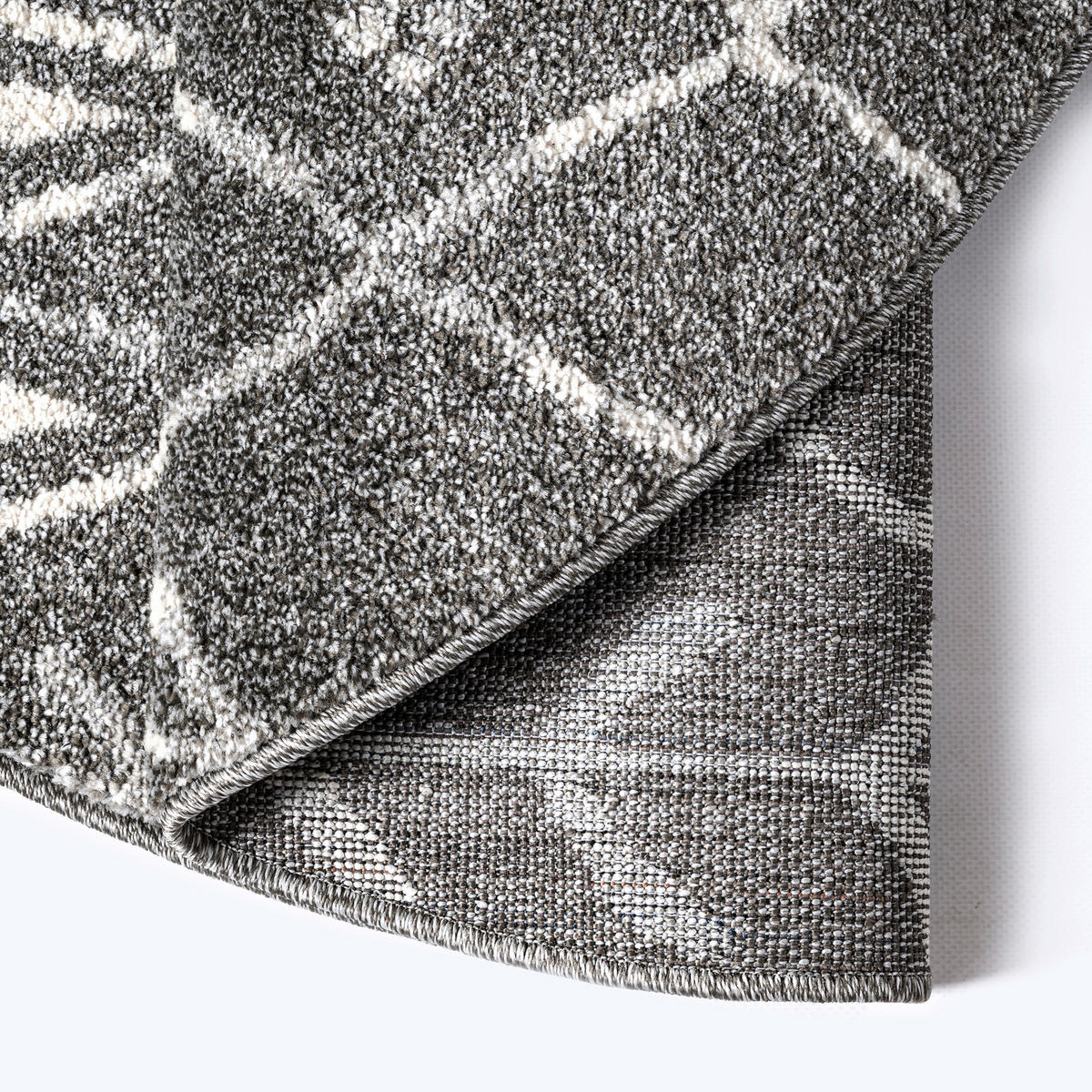 Sanat Teppich anthrazit B/L: ca. 200x200 cm Teppich_Boho_8200_200x200 - anthrazit (200,00/200,00cm) - Sanat