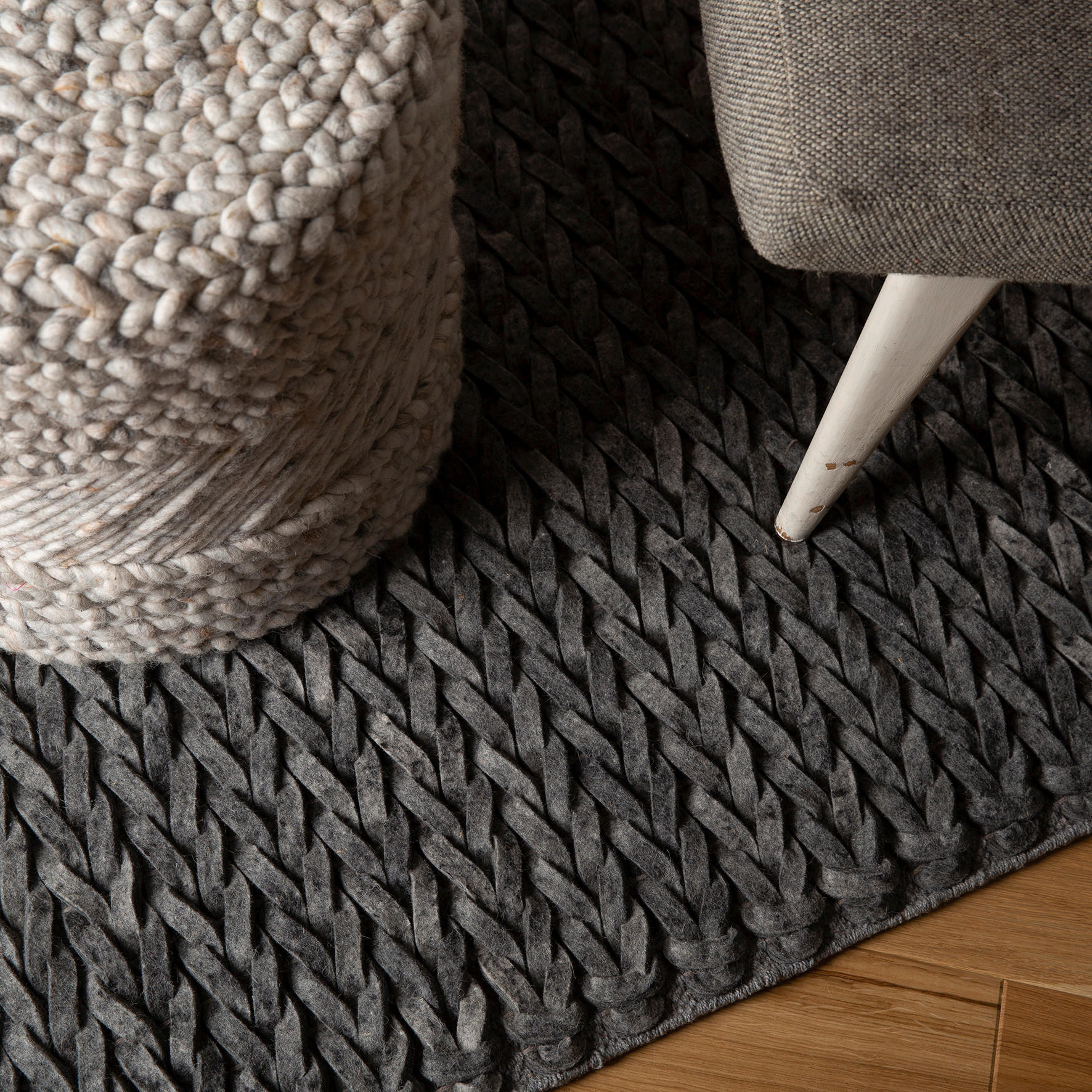Obsession Teppich My Success anthrazit B/L: ca. 120x170 cm My Success - anthrazit (120,00/170,00cm) - Obsession