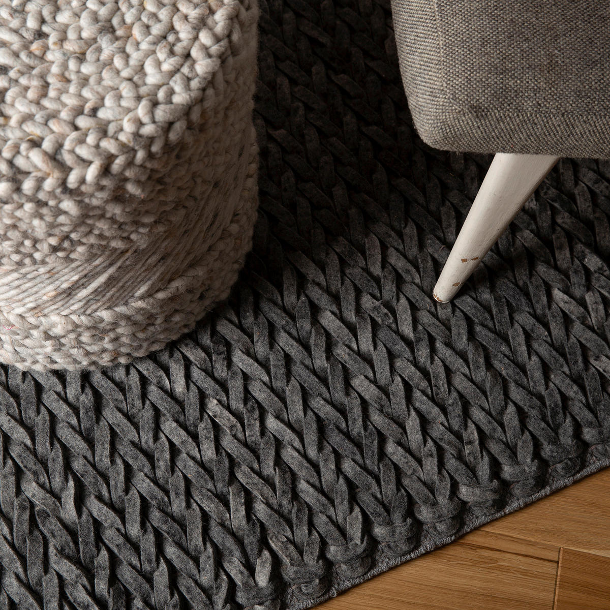 Obsession Teppich My Success anthrazit B/L: ca. 120x170 cm My Success - anthrazit (120,00/170,00cm) - Obsession