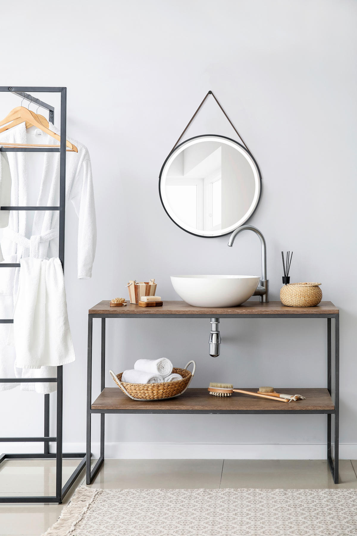 Mirrors&More Wandspiegel T/D: ca. 4x60 cm FINCHEN - (60,00cm) - Mirrors&More