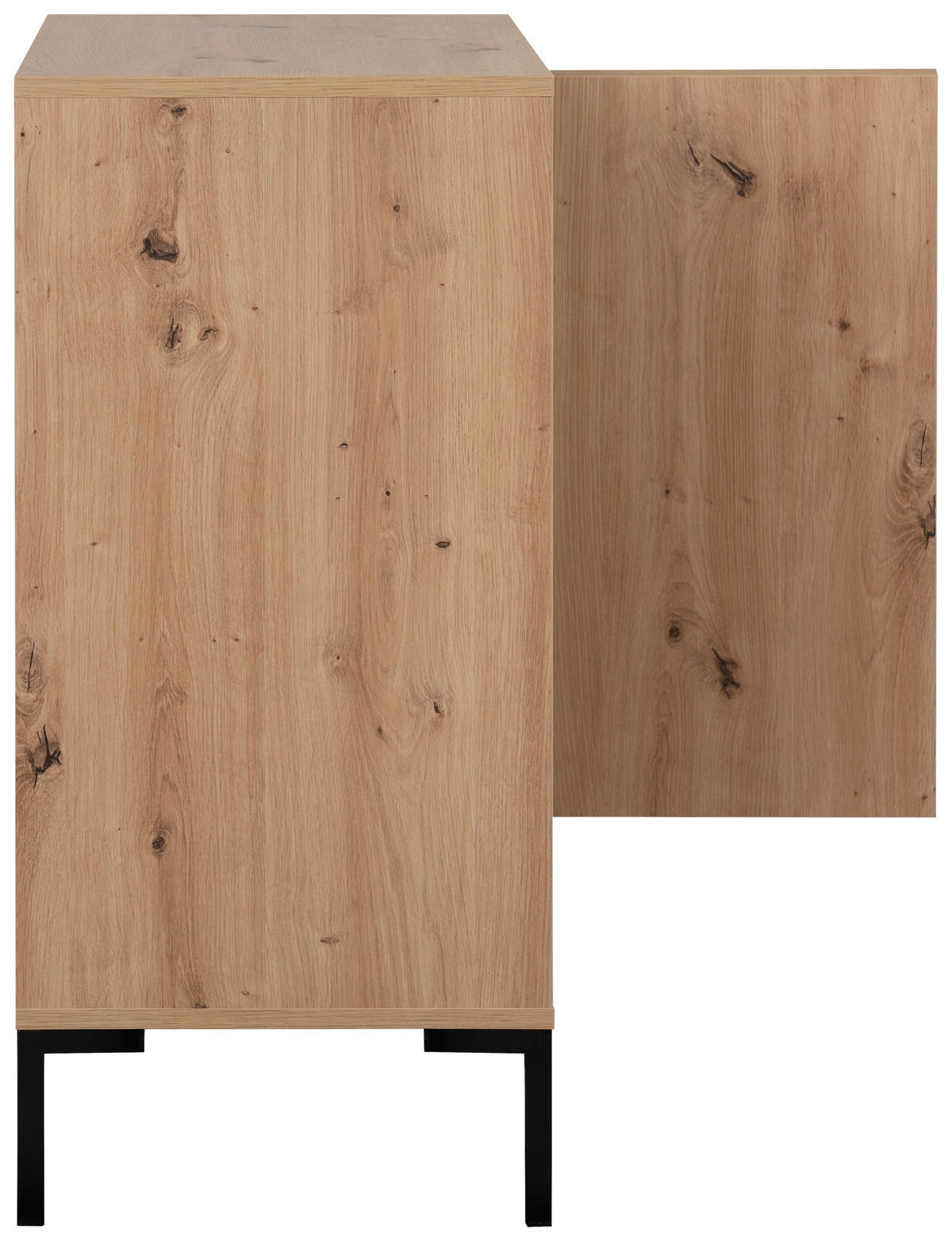 Kommode Korsika Eiche Artisan Nachbildung B/H/T: ca. 81x87x40 cm Korsika - Eiche (81,00/87,00/40,00cm)