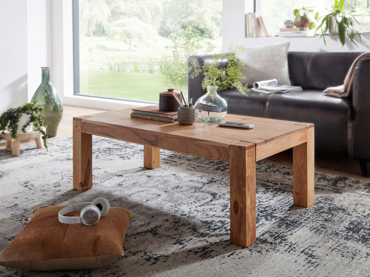 Couchtisch braun B/H/T: ca. 110x40x60 cm Couchtisch - braun (110,00/40,00/60,00cm) - Wohnling