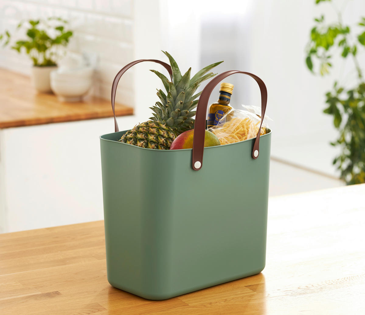 Rotho Tasche grün B/H/L: ca. 23,5x34x40 cm Multibag_Albula 25l - grün (40,00/23,50/34,00cm) - Rotho