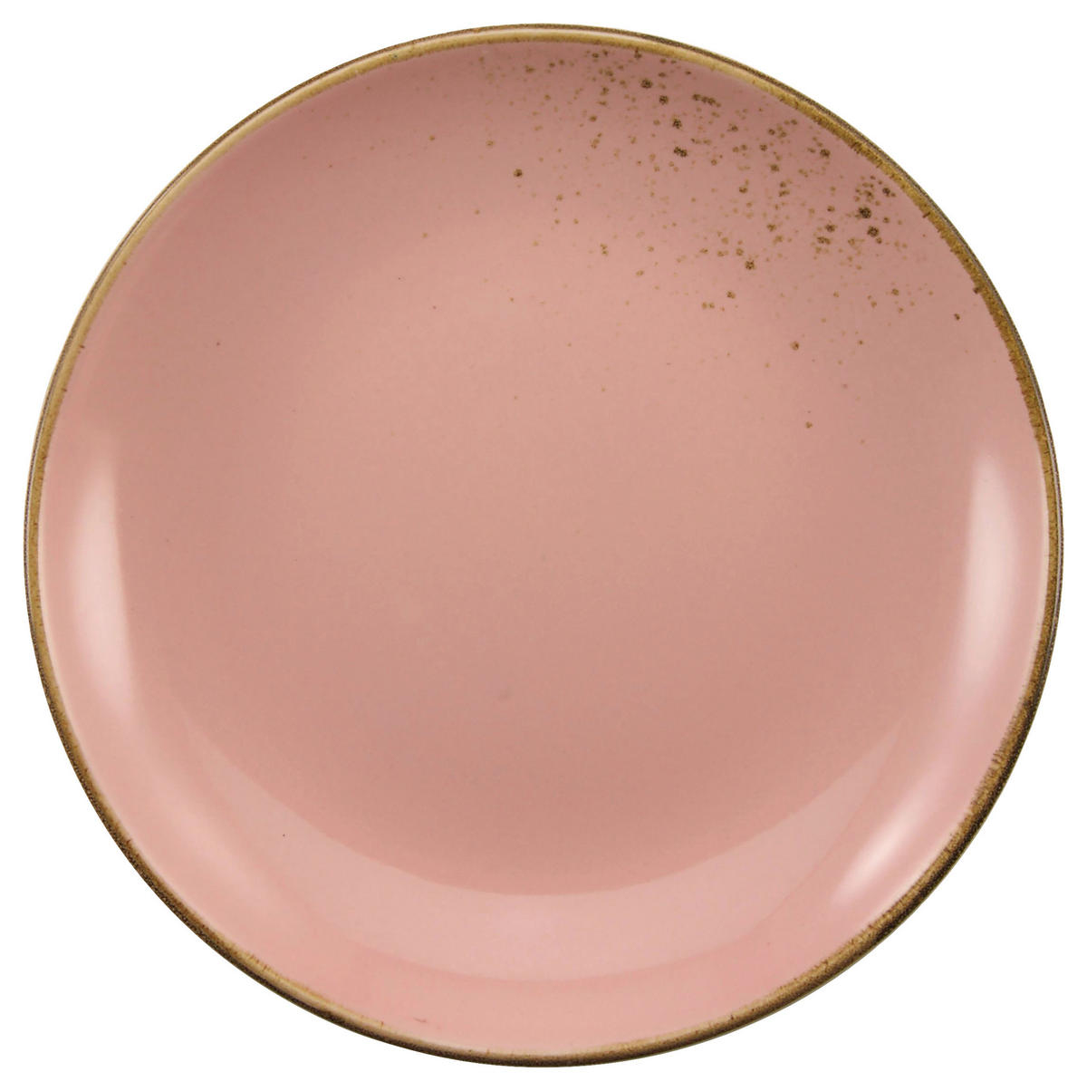 CreaTable Dessertteller NATURE COLLECTION rosa Steinzeug D: ca. 21 cm NATURE COLLECTION - rosa (21,00cm) - CreaTable
