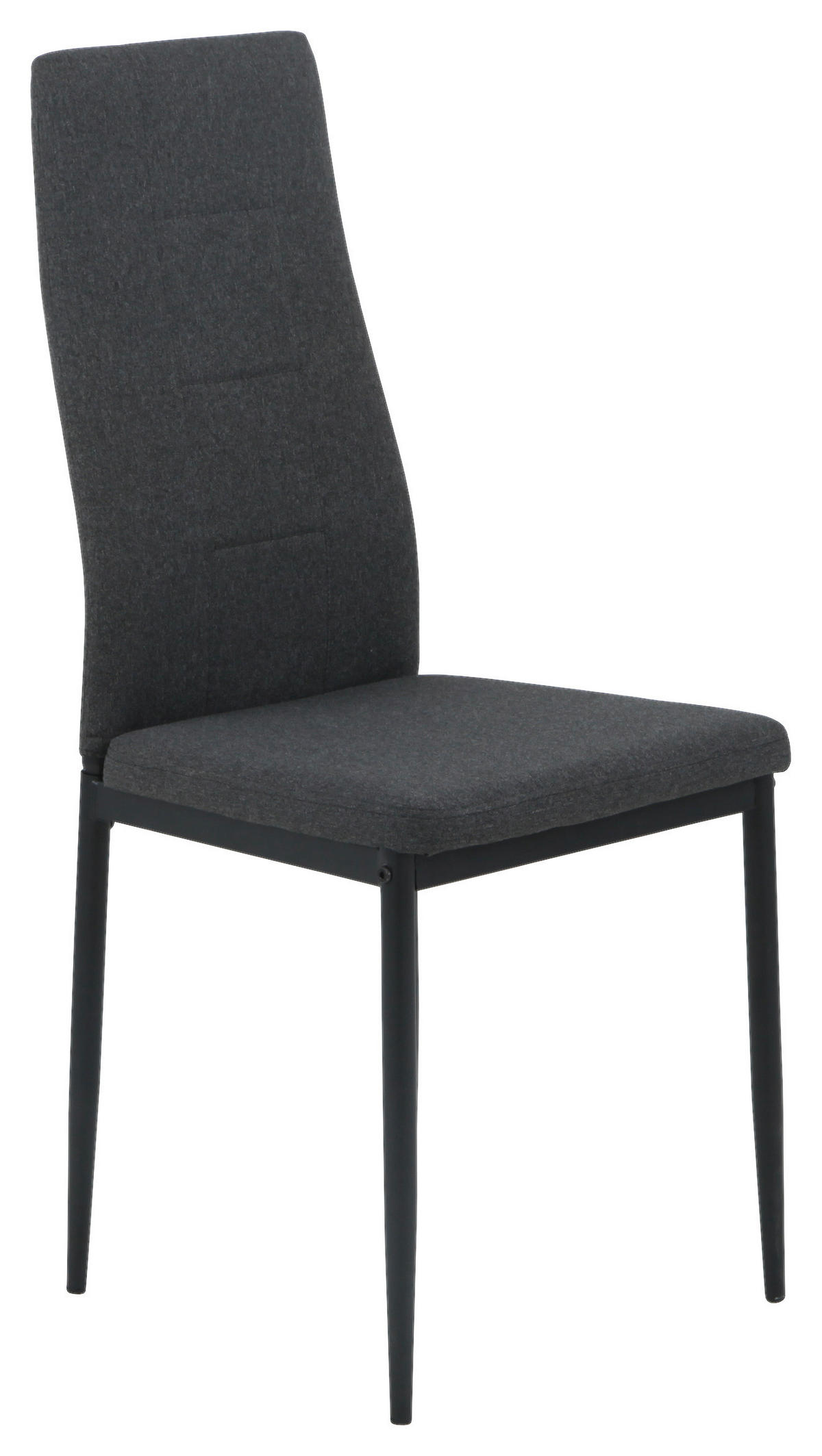 Stuhl Svenni anthrazit Webstoff B/H/T: ca. 42x98x44 cm Svenni - schwarz/anthrazit (42,00/98,00/44,00cm)