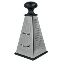 Reibe silber Edelstahl B/H/L: ca. 10,8x22,3x10,8 cm Universalreibe_Pyramide - silber (10,80/10,80/22,30cm)