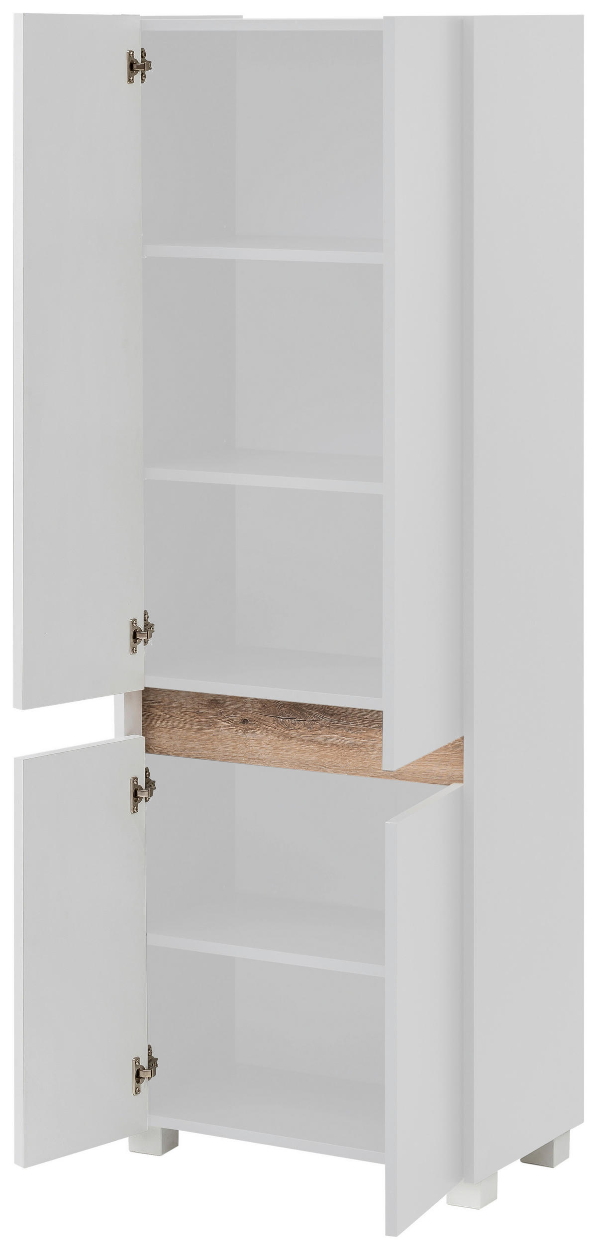 Hochschrank Cosmo perlweiß Optik B/H/T: ca. 56,9x164,5x33 cm Cosmo - (56,90/164,50/33,00cm) - Möbelpartner