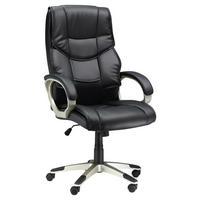 Chefsessel 5550-3300 schwarz 5550-3300 - schwarz (70,00/124,00/58,00cm) - HOMCOM