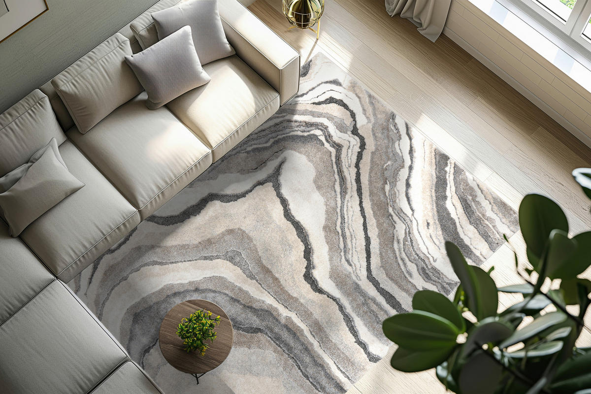 Obsession Teppich My Bologna grau B/L: ca. 160x230 cm My Bologna - grau (160,00/230,00cm) - Obsession