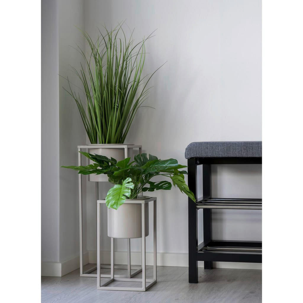 Housenordic Blumenständer Marla grau Stahl Marla - beige/grau - Housenordic
