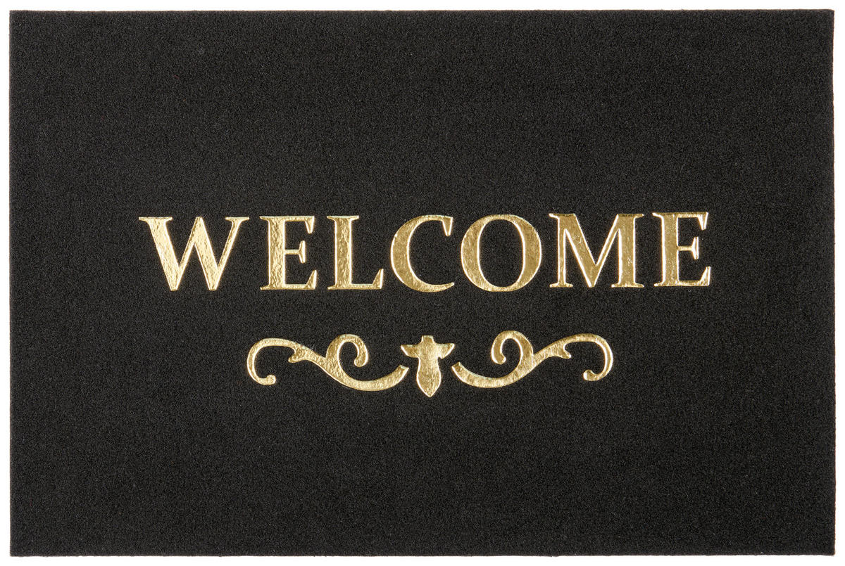 Andiamo Fußmatte Sparkle gold B/L: ca. 40x60 cm Sparkle - gold (40,00/60,00cm) - Andiamo