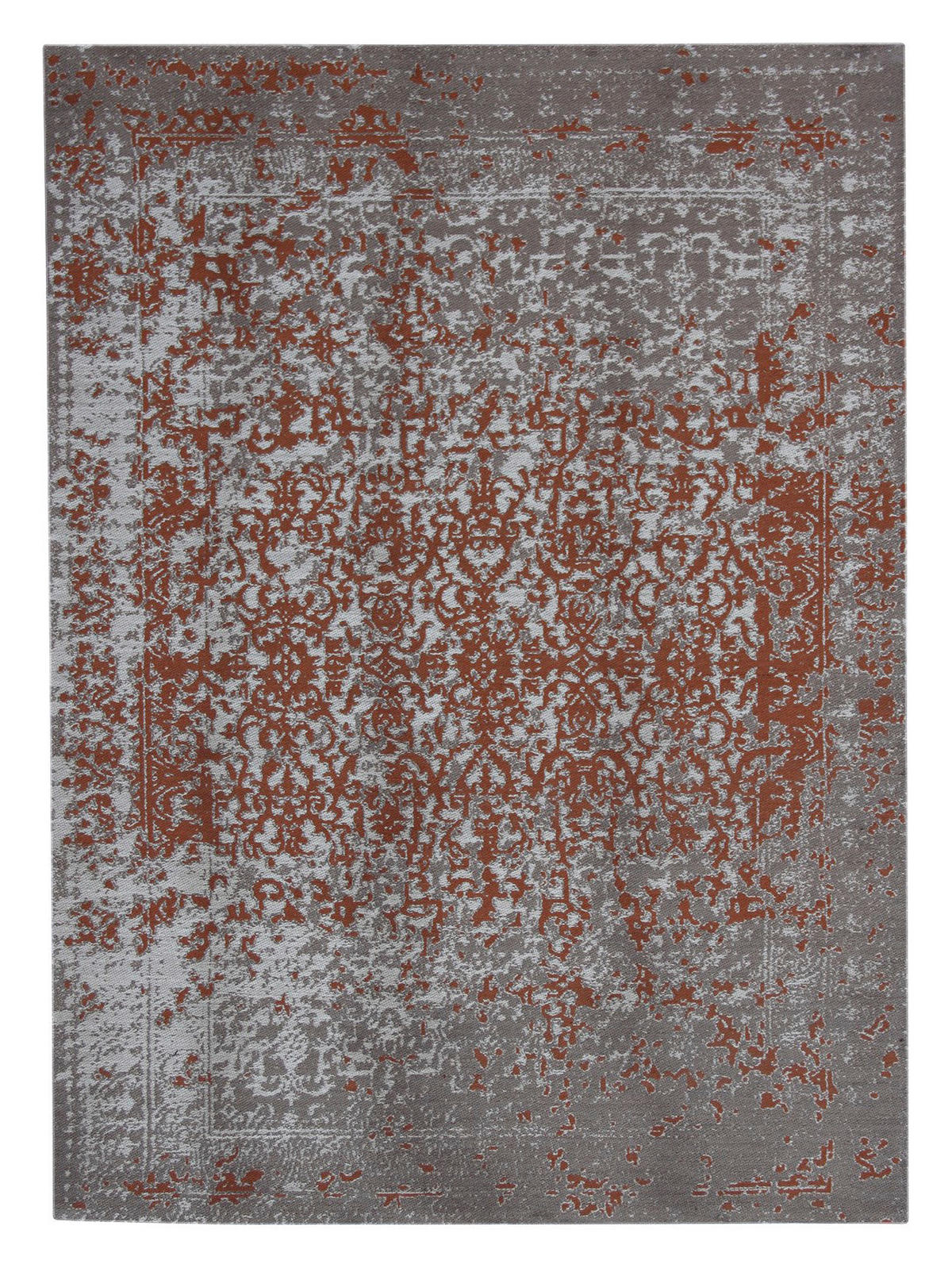 Kayoom Flachgewebeteppich Sunny 310 beige B/L: ca. 80x150 cm Sunny 310 - beige/rostrot (80,00/150,00cm) - Kayoom