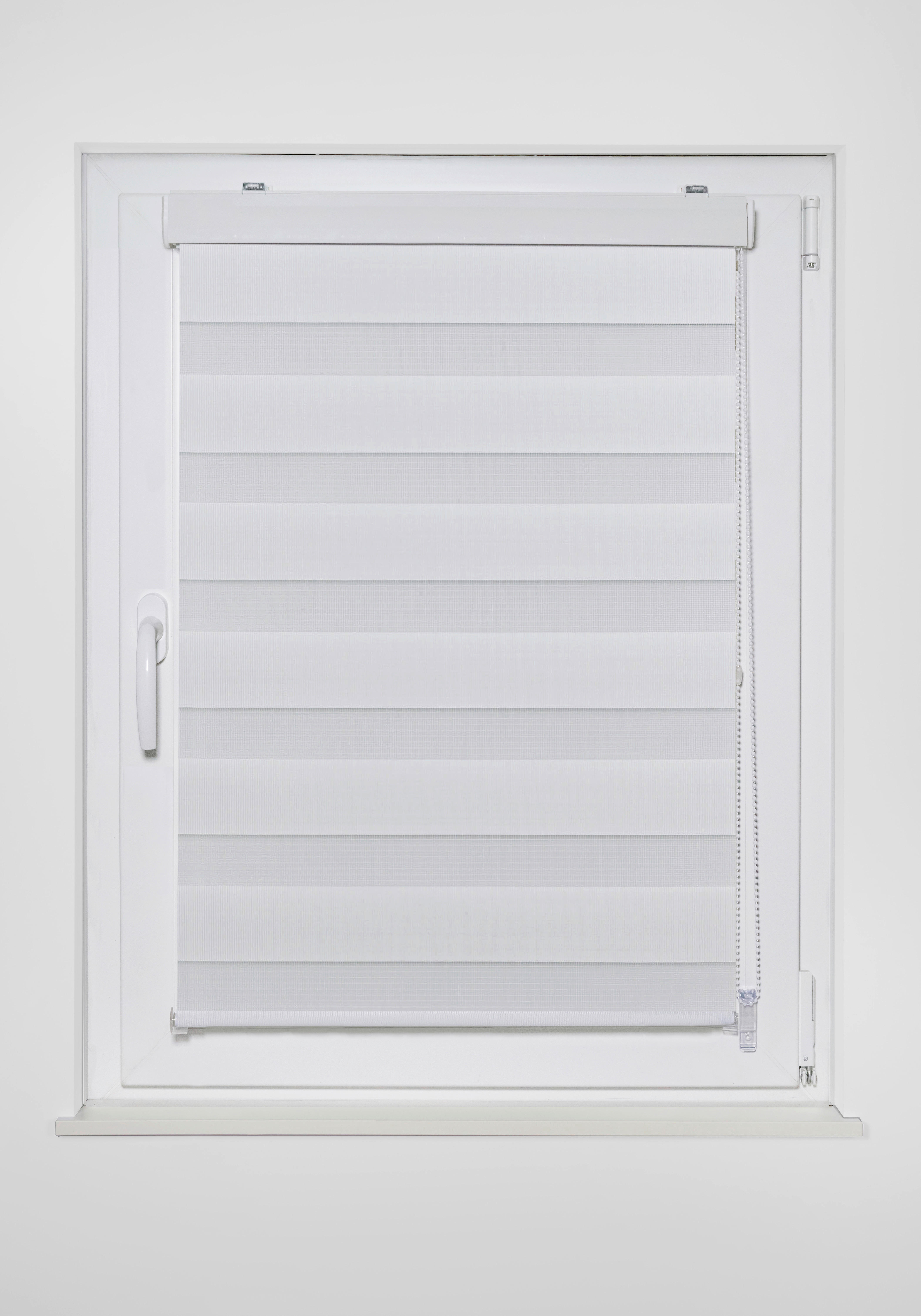 Thumbnail - Doppelrollo mit Blende weiß B/L: ca. 70x160 cm