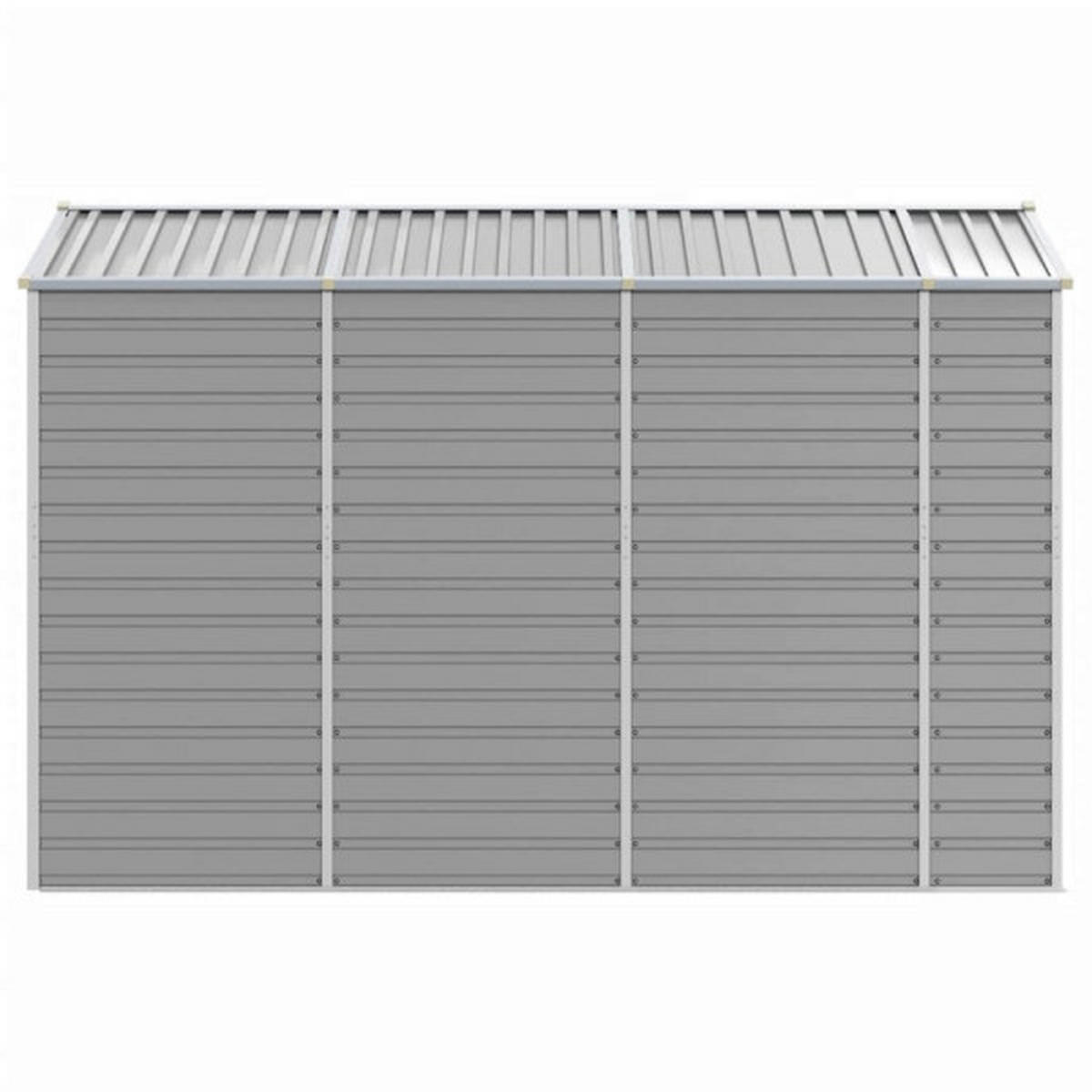 vidaXL Gartenhaus grau B/H/T: ca. 191x198x300 cm Gartenhaus - grau (191,00/198,00/300,00cm) - vidaXL