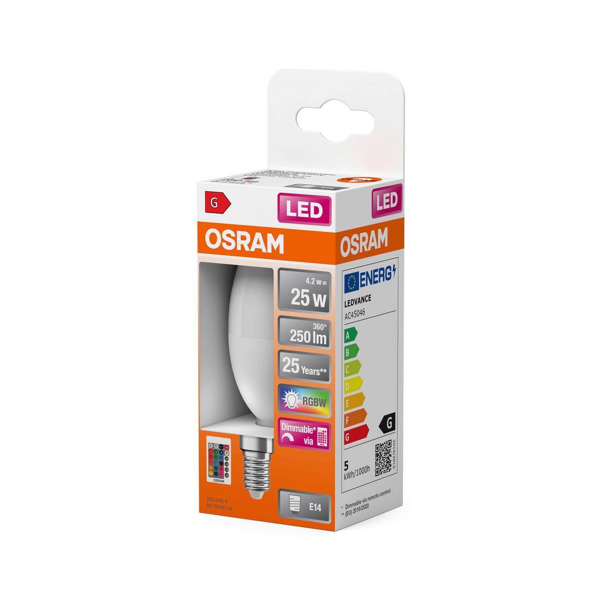 OSRAM Kerzenlampe AC45046 E14 AC45046 - OSRAM