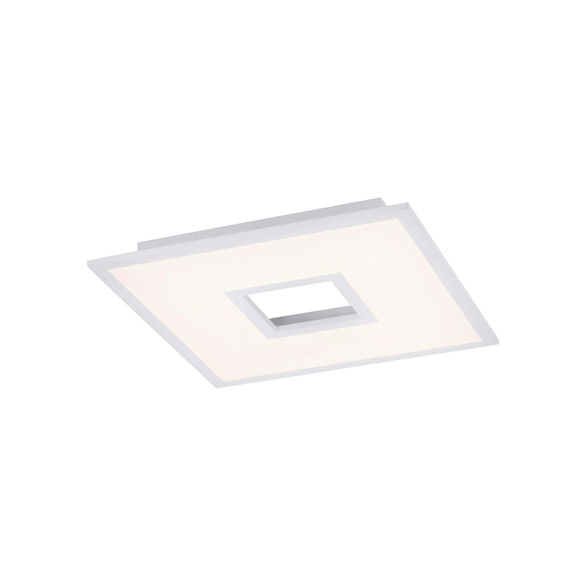 Just Light LED-Deckenleuchte RECESS 11645-16 weiß Kunststoff Metall B/H/T: ca. 45x5x45 cm 1 Brennstellen RECESS - weiß (45,00/5,00/45,00cm) - Just Light