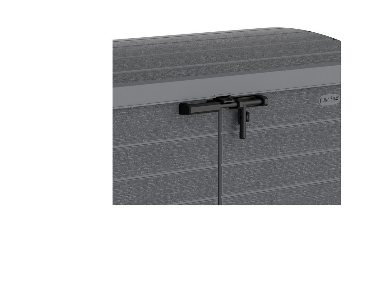 VCM Mülltonnenbox 2er StoreAway grau Kunststoff B/H/L: ca. 145x125x83 cm StoreAway - grau (83,00/145,00/125,00cm) - VCM