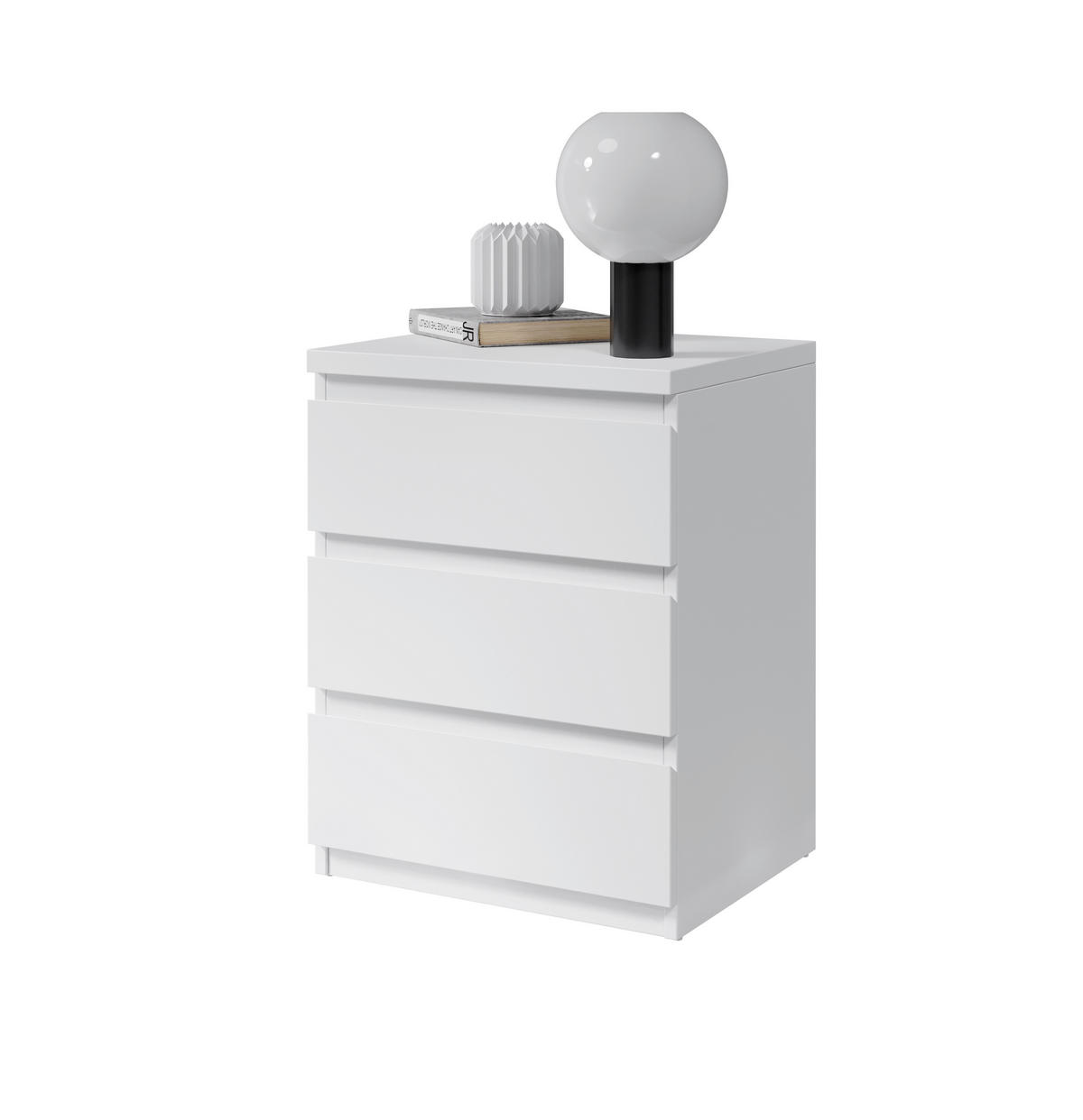 Nachtkonsole Olli weiß B/H/T: ca. 45x61x38 cm Olli - weiß (45,00/61,00/38,00cm)