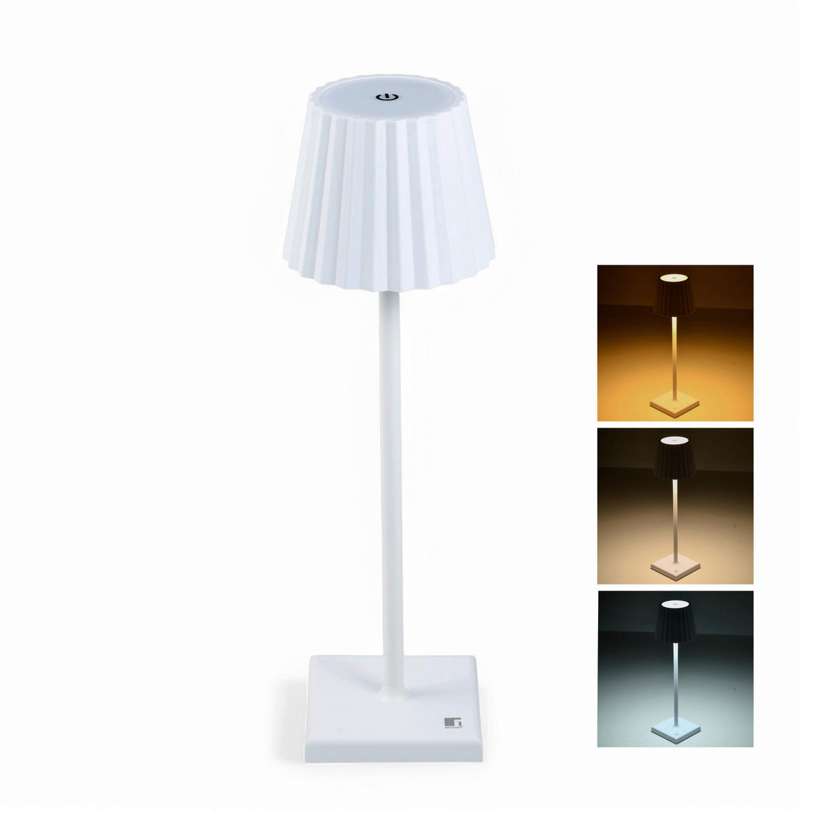 BERGNER LED-Tischleuchte weiß B/H: ca. 11,6x38 cm LINES - weiß (11,60/38,00cm) - BERGNER