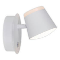 Näve Leuchten LED-Wandleuchte weiß Metall Kunststoff B/H/T: ca. 12x12x14,5 cm TONDO - weiß (12,00/12,00/14,50cm) - Näve Leuchten