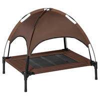 PawHut Hunde-Zubehör schwarz Polypropylen B/H/L: ca. 61x76x73 cm Hundebett - schwarz (73,00/61,00/76,00cm) - PawHut